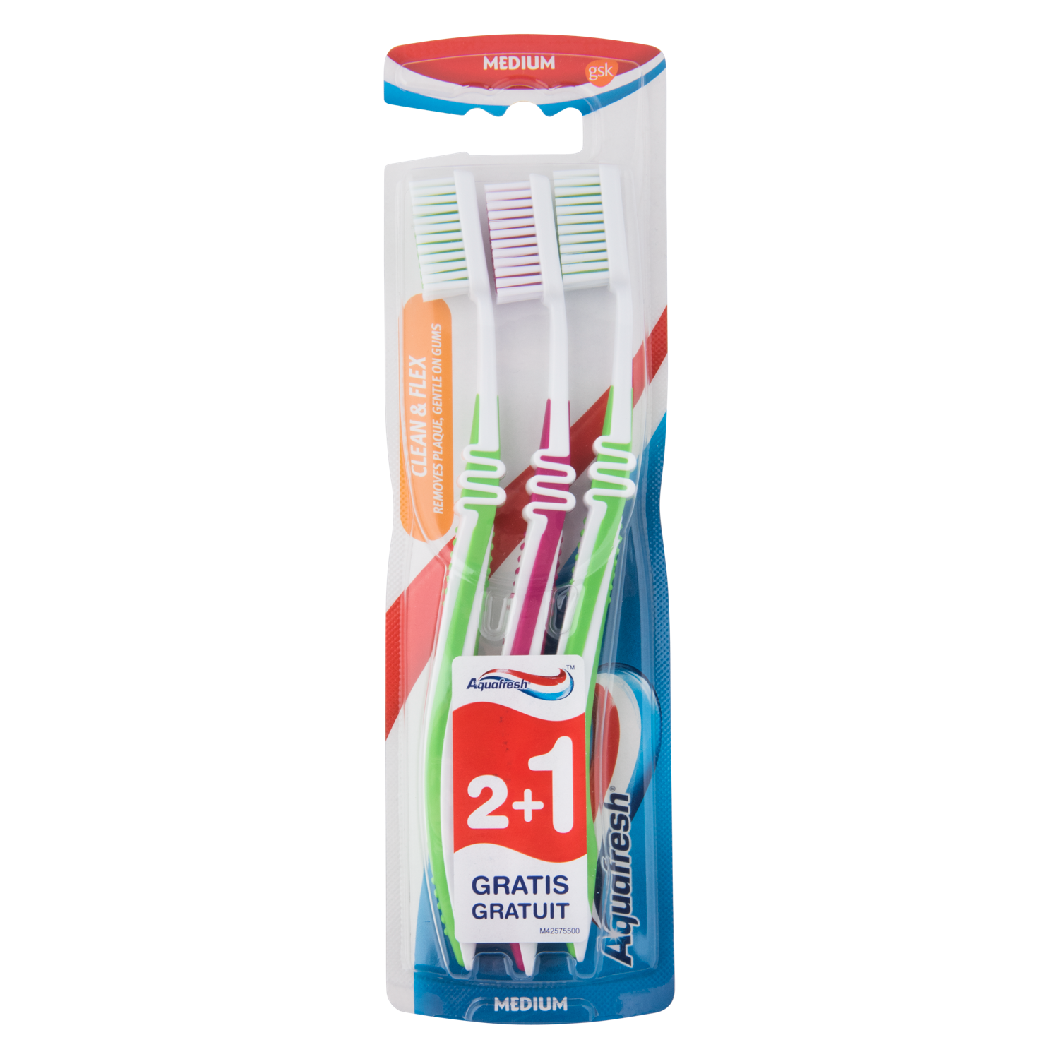 Aquafresh Tandenborstel Clean Flex Medium DekaMarkt