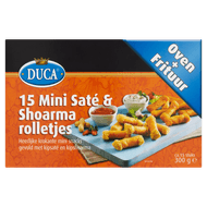 Duca Mini sate & shoarma rolletjes 15 stuks