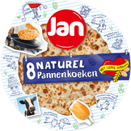 Jan Pannenkoeken naturel 8 stuks