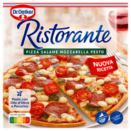 Dr. Oetker Ristorante pizza salame mozzarella pesto