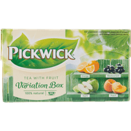 Pickwick Vruchtenthee fruitvariatie groen kop 20 zakjes