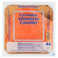 Atlantic Noorse  zalm gerookt