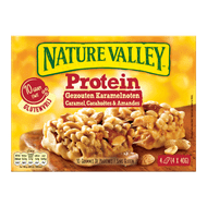 Nature Valley Protein gezouten karamelnoten 4 stuks