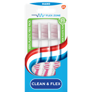 Aquafresh Tandenborstel clean & flex hard 2+1