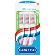 Aquafresh Tandenborstel clean & flex hard 2+1