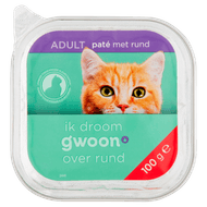 G'woon Kattenvoer alu pate rund