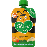 Olvarit Knijpfruit 6+ Maanden Appel Banaan