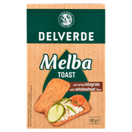 Delverde Melba toast met volkoren