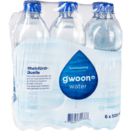 G'woon Mineraalwater koolzuurvrij 6x500ml