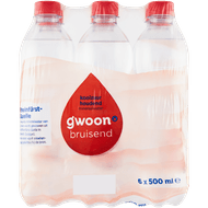 G'woon Mineraalwater koolzuurhoudend 6x500ml