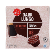 1 de Beste Koffiecups lungo dark sterkte 8