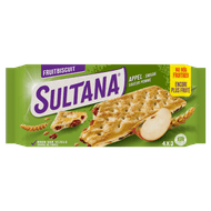 Sultana Fruitbiscuit appel 4x3 stuks