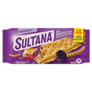 Sultana Fruitbiscuit bosvruchten 4x3 stuks