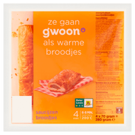 G'woon Saucijzenbroodjes 4 st.