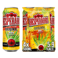 Desperados Tequila flavoured 4 x 50cl