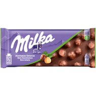 Milka Chocoladereep hele hazelnoot