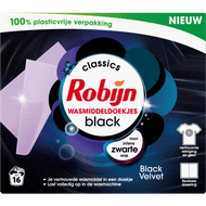 Robijn Wasmiddeldoekjes black 16 wasb.