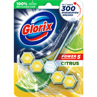 Glorix Toiletblok power citrus 5-ball