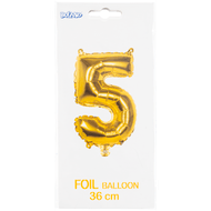 Folieballon goud 5