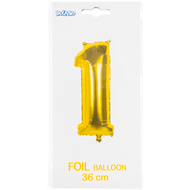 Folieballon goud 1