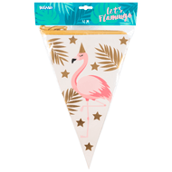 Flamingo vlaggenlijn 4 meter