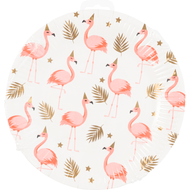 Flamingo bordjes 23 cm