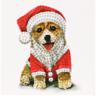 Foto van Kerstkaart diamond painting