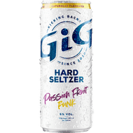 GiG Hard seltzer passionfruit funk