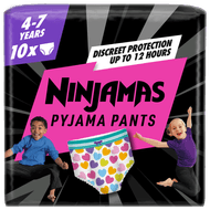 Pyjamabroekjes meisjes 4-7 jr.