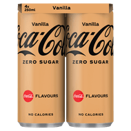 Coca-Cola Zero vanilla 4x25cl