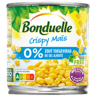 Bonduelle Crispy mais 0% zout toegevoegd