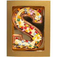 Le Chocaleur Chocoladeletter melk confetti