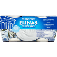 Elinas Yoghurt griekse stijl naturel 4 st