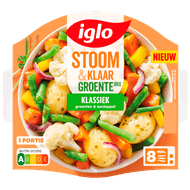 Iglo Stoom en klaar groente idee klassiek