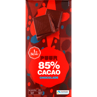 1 de Beste Chocoladereep puur 85% cacao