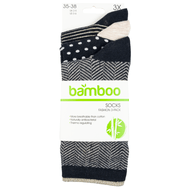 Bamboe damessokken gekleurd 3-pack 35/38