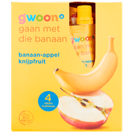 G'woon Knijpfruit appel-banaan 4 stuks