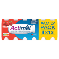 Danone Actimel drink aardbei 12-pack 100ml