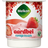 Melkan Halfvolle kwark aardbei