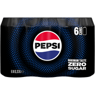 Pepsi Zero 6x33 cl