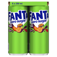 Fanta Exotic zero sugar 4x25cl