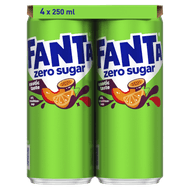 Fanta Exotic zero sugar 4x25cl