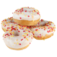 Vers afbak Mini disco donut