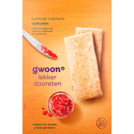 G'woon Luchtige crackers volkoren