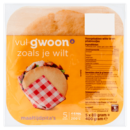 G'woon Maaltijdpita 5 stuks