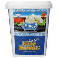 Minos Griekse witte kaasblokjes