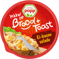 Popp Brood & toast ei-bacon salade