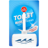 1 de Beste Toiletblok met houder aqua