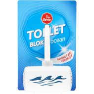 1 de Beste Toiletblok met houder aqua