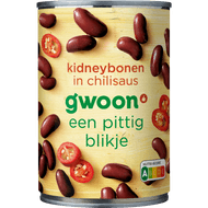 G'woon Kidneybonen in chilisaus